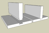 A sliding dovetail joint